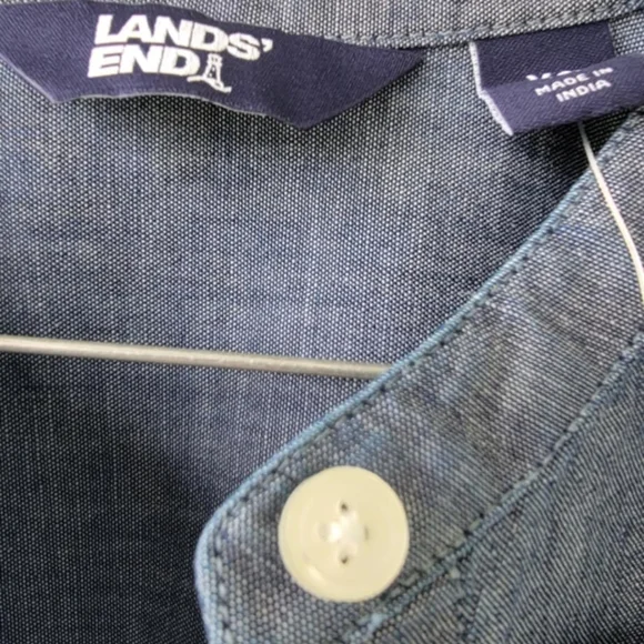 Lands' End Women's Cotton Shirt Long Sleeve - Picture 6 of 14